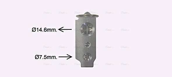 Expansion Valve, air conditioning (HY1467)
