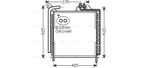 Condenser, air conditioning (JD5040)