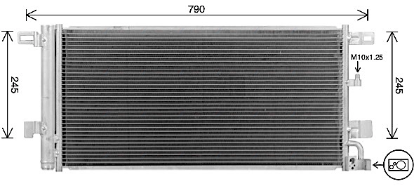 Condenser, air conditioning (AI5439D)