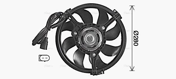 Fan, engine cooling (AI7520)