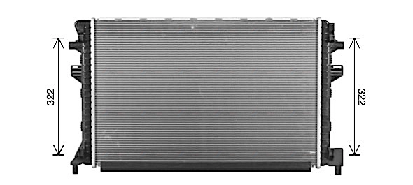 Radiator, engine cooling