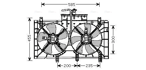 Fan, engine cooling (MZ7537)