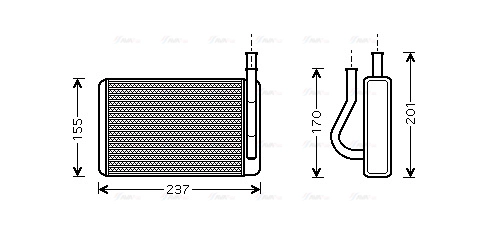 Heat Exchanger, interior heating (HY6089)
