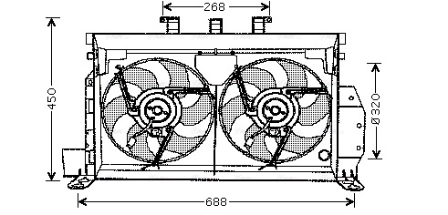 Fan, engine cooling (CN7521)