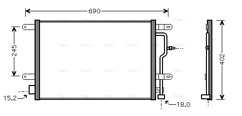 Condenser, air conditioning (AI5199)