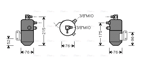 Dryer, air conditioning (VLD031)