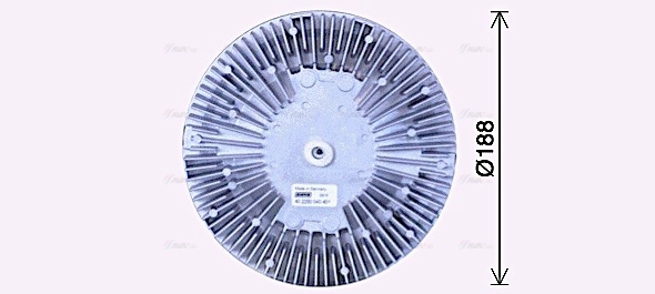 Clutch, radiator fan (MNC068)