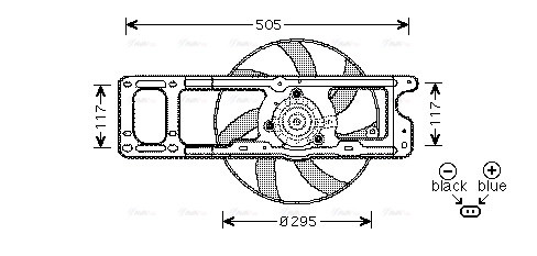 Fan, engine cooling (RT7537)