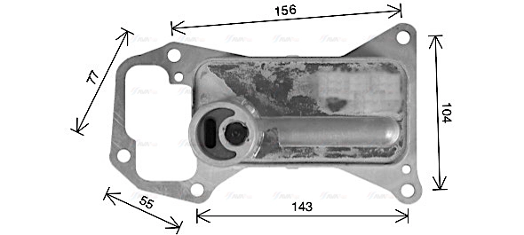 Oil Cooler, engine oil (BW3592)