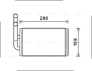 Heat Exchanger, interior heating (OL6570)