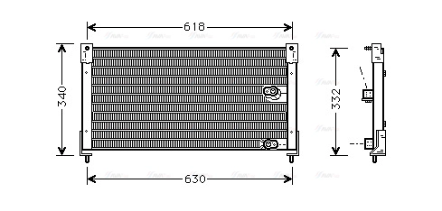 Condenser, air conditioning (AU5116)