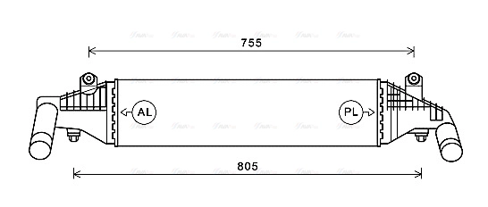 Charge Air Cooler (MZ4267)