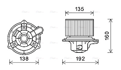 Interior Blower (HY8553)