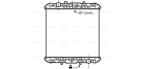 Radiator, engine cooling (DF2004N)