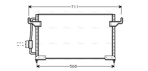 Condenser, air conditioning (CN5085)