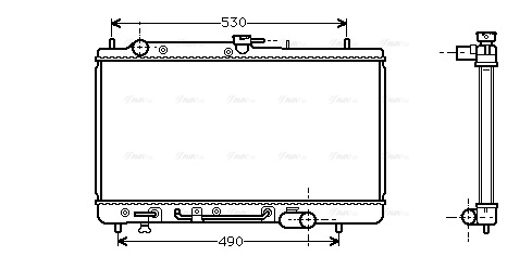 Radiator, engine cooling (MZ2091)