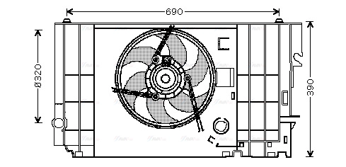 Fan, engine cooling (CN7546)