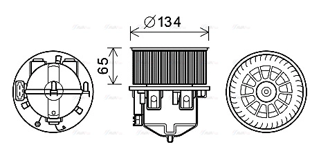 Interior Blower (AU8221)