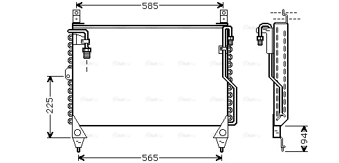 Condenser, air conditioning (MS5242)