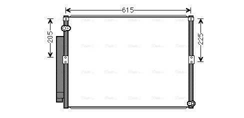 Condenser, air conditioning (TO5640D)