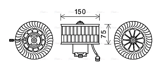 Interior Blower (BW8485)