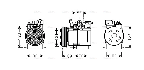 Compressor, air conditioning (HYK257)