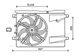 Fan, engine cooling (CN7549)