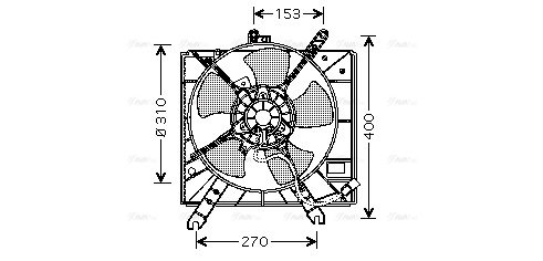 Fan, engine cooling (KA7505)