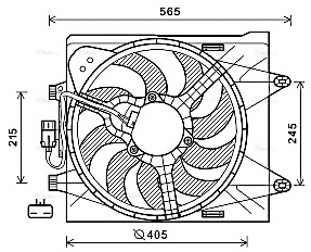Fan, engine cooling (FT7604)