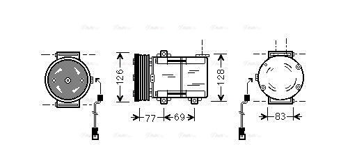 Compressor, air conditioning (FDAK289)