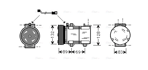 Compressor, air conditioning (FDAK290)