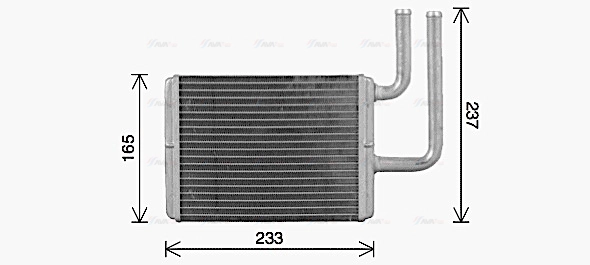 Heat Exchanger, interior heating (MT6284)