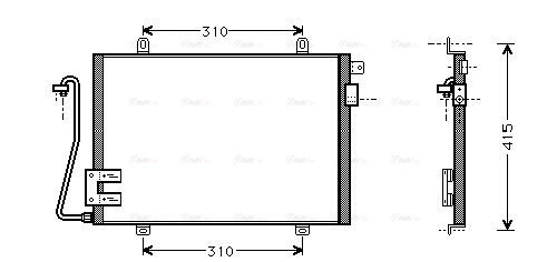 Condenser, air conditioning (RT5232)