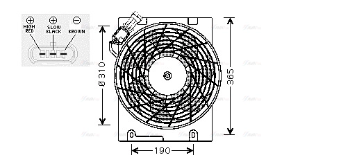 Fan, engine cooling (OL7508)