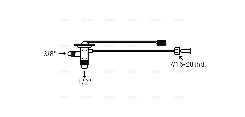 Expansion Valve, air conditioning (BW1544)