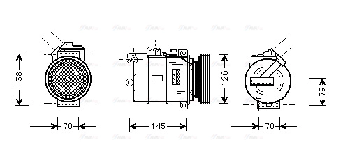 Compressor, air conditioning (BWK064)