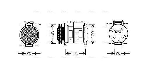 Compressor, air conditioning (CRAK064)