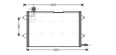 Condenser, air conditioning (VN5146)