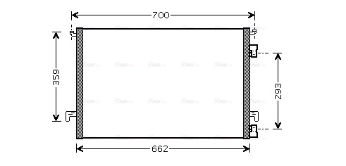 Condenser, air conditioning (OLA5457)