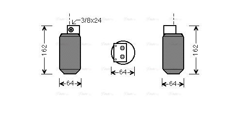 Dryer, air conditioning (AUD036)