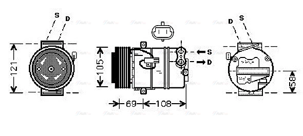 Compressor, air conditioning (OLAK426)