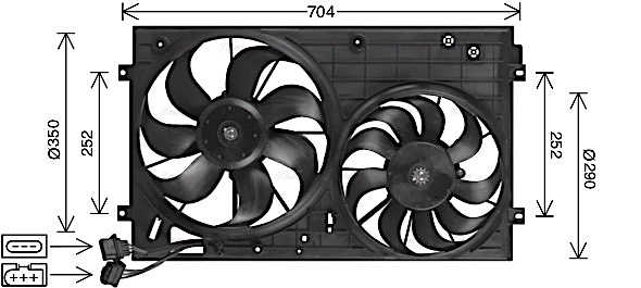 Fan, engine cooling (AI7526)