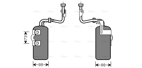 Dryer, air conditioning (VOD126)