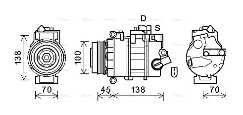 Compressor, air conditioning (VNAK384)