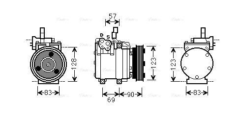 Compressor, air conditioning (HYK266)