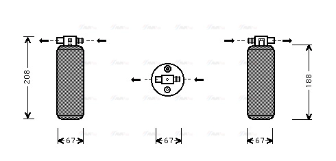 Dryer, air conditioning (UVD026)