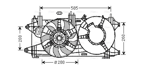 Fan, engine cooling (FT7573)