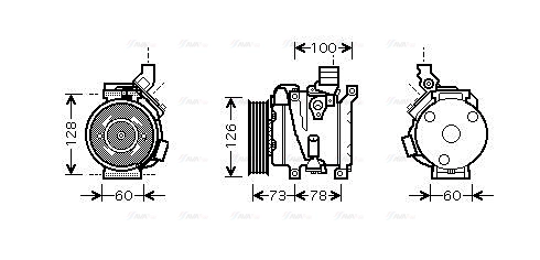 Compressor, air conditioning (TOK754)