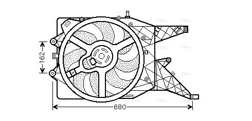 Fan, engine cooling (OL7513)