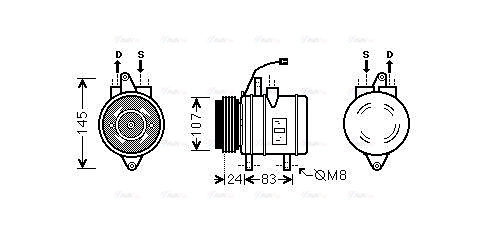 Compressor, air conditioning (DWAK096)